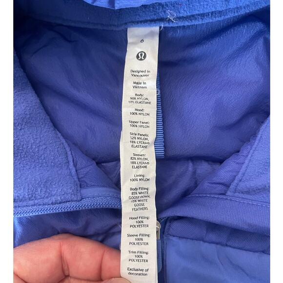 Lululemon Down for It All Jacket Goose RARE Psychic Windproof Water Rep Womens 6 - Picture 3 of 9